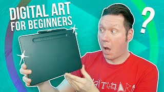 Digital Art for BEGINNERS  How to Start 🖍️ [upl. by Hemminger]