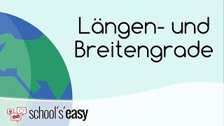 Was sind Längen und Breitengrade Erdkunde [upl. by Lleynad]