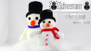 Einfachen Schneemann  Häkeln  Amigurumi  Anfänger [upl. by Adnilim624]