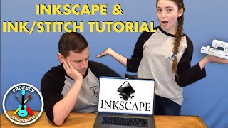 How to Use Inkscape amp InkStitch to Design Custom Embroidery Part 1 [upl. by Tsiuqram873]