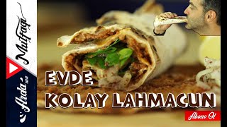 Evde Kolay Lahmacun Nasıl Yapılır  Lahmacun Tarifi  Ardanın Mutfağı [upl. by Eilla]