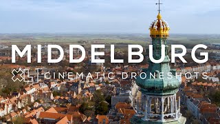 Middelburg Zeeland van boven  Drone video in 4K [upl. by Marka286]