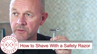 Tutorial Learn How To Shave With a Safety Razor [upl. by Neztnaj]