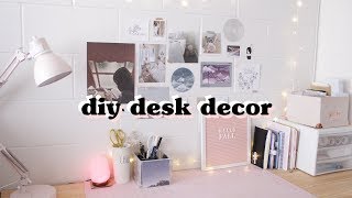 DIY Aesthetic Desk Decor [upl. by Nogem429]