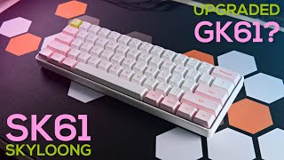 SkyloongGeek SK61 Optical Mechanical Keyboard Review  Upgraded Geek GK61 [upl. by Hametaf]