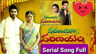 Varudhini parinayam serial song lyrics [upl. by Nairod854]