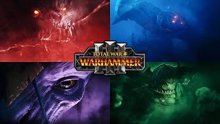 Enter the World of Total War Warhammer 3 – All Playable Faction Trailers 4K ULTRA HD [upl. by Jena]