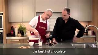 How to make a hot chocolate using an aerolatte milk frother [upl. by Iuq]