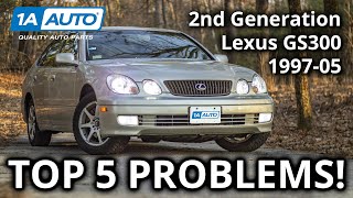 Top 5 Problems Lexus GS300 Sedan 2nd Gen 199705 [upl. by Aixela]