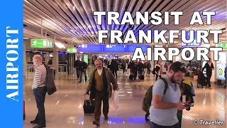 TRANSIT WALK AT FRANKFURT Airport FRA Terminal 1  Connection Flight Transfer Arriving amp Departing [upl. by Okiruy378]