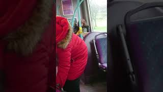 Drunk woman Glasgow bus [upl. by Akiras716]