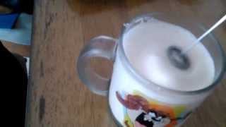 Aerolatte Review Frothing Cold Milk In Under 1 Minute [upl. by Niemad]